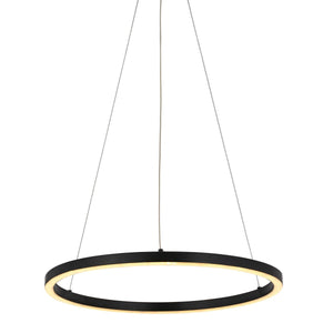 Lustra Led HubRom, MERA Negru 5050-1215-64 50x50xHmax100-120 cm Lumina Calda,Rece,Neutra