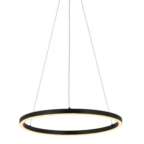 Lustra Led HubRom, MERA Negru 5050-1215-64 50x50xHmax100-120 cm Lumina Calda,Rece,Neutra