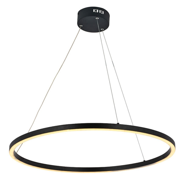 Lustra Led HubRom, MERA Negru 5070-1215-64 70x70xHmax100-120 cm Lumina Calda,Rece,Neutra