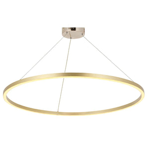 Lustra Led HubRom, MERA Auriu 5090-1215-63 90x90xHmax100-120 cm Lumina Calda,Rece,Neutra