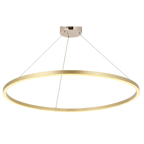 Lustra Led HubRom, MERA Auriu 5090-1215-63 90x90xHmax100-120 cm Lumina Calda,Rece,Neutra