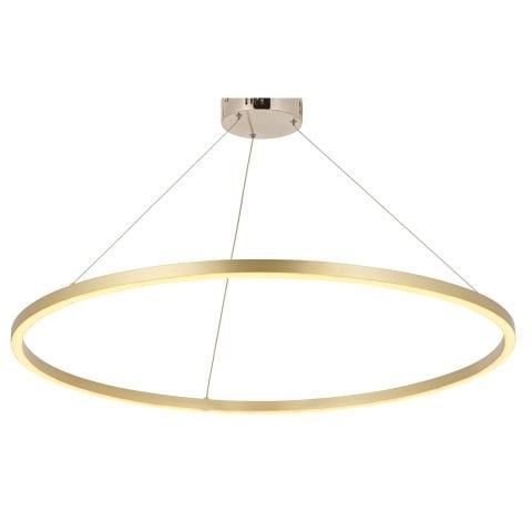 Lustra Led HubRom, MERA Auriu 5090-1215-63 90x90xHmax100-120 cm Lumina Calda,Rece,Neutra