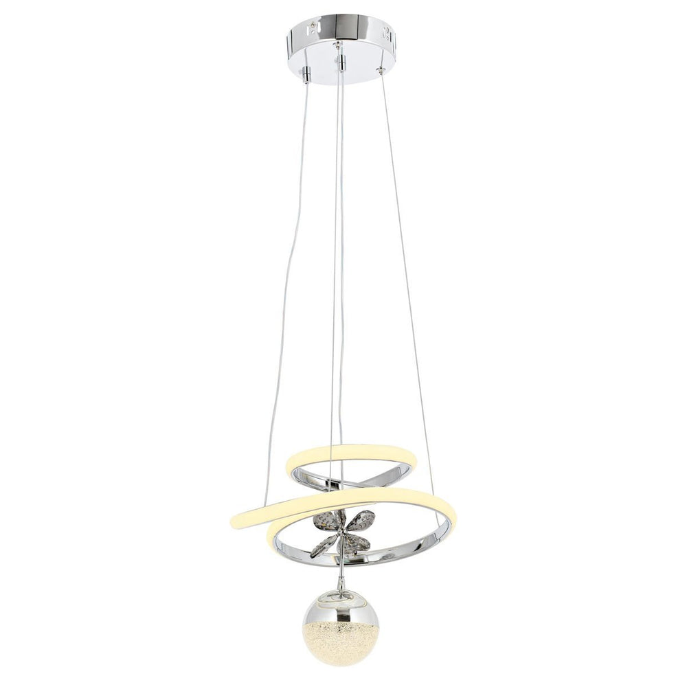 Lustra Led HubRom, MILA Crom 5001-0372-51 35x25xHmax85 cm Lumina Calda,Rece,Neutra