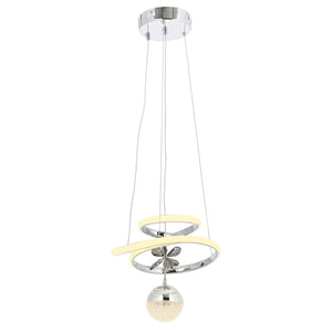 Lustra Led HubRom, MILA Crom 5001-0372-51 35x25xHmax85 cm Lumina Calda,Rece,Neutra