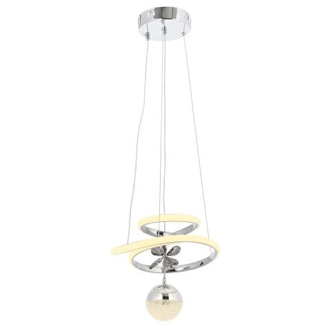 Lustra Led HubRom, MILA Crom 5001-0372-51 35x25xHmax85 cm Lumina Calda,Rece,Neutra