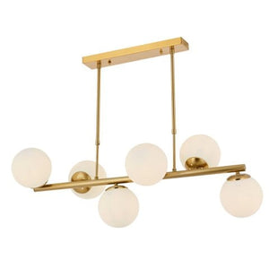 Lustra HubRom, MILAN 5406-1038-52 90x40xHmax-45-80 cm 6xE27-60WAntiq