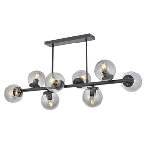 Lustra HubRom, MILAN 5408-1038-96 100x40xHmax-45-80 cm 8xE27-60W Antracit