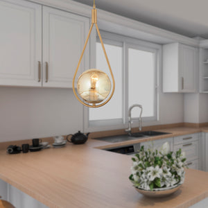 Lustra HubRom, MIRZA 3539-01-01-FR 20x100 cm 1xE27-60W Antiq