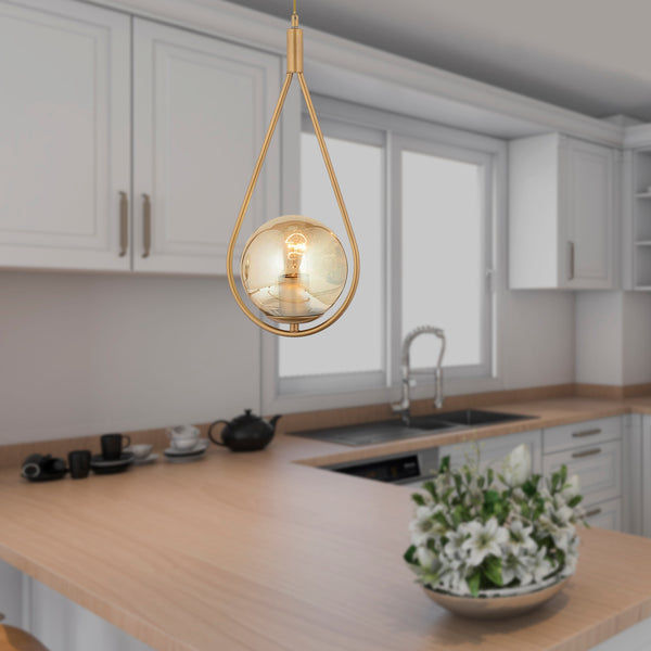 Lustra HubRom, MIRZA 3539-01-01-FR 20x100 cm 1xE27-60W Antiq