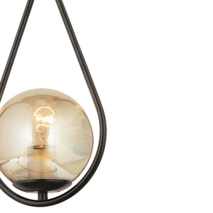 Lustra HubRom, MIRZA 3539-01-01-BL 20x100 cm 1xE27-60W Negru