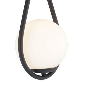 Aplica HubRom, MIRZA 3539-01W-BL 20x40 cm 1xE27-60W Negru