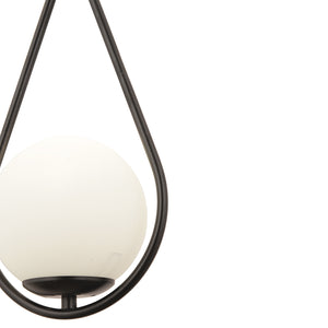 Lustra HubRom, MIRZA 3539-01-BL 20x100 cm 1xE27-60W Negru