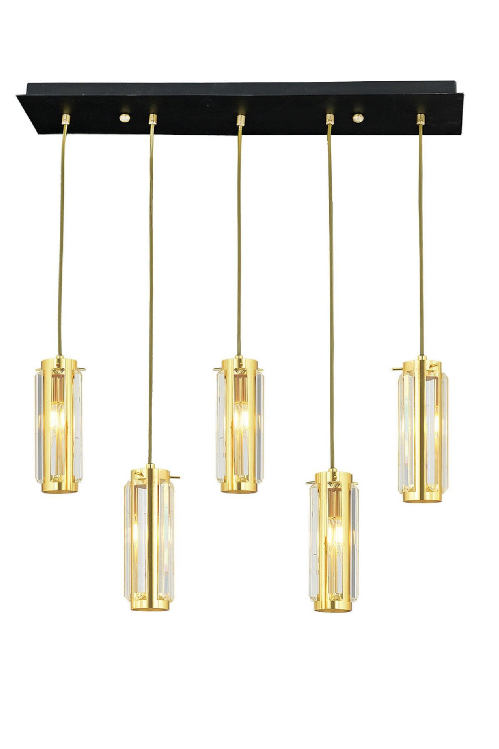 Lustra HubRom, NATALI 7000-9040-5S-GD 70x80 cm5xE14-40W Auriu