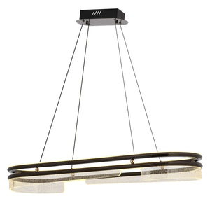 Lustra Led HubRom, NEPTUN Fume 5410-6126-82 100x35xHmax100 cm Lumina Calda,Rece,Neutra