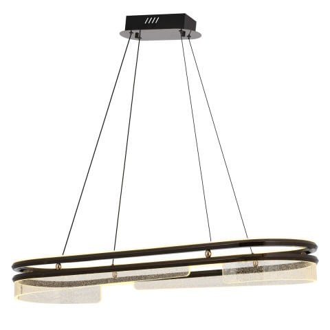 Lustra Led HubRom, NEPTUN Fume 5410-6126-82 100x35xHmax100 cm Lumina Calda,Rece,Neutra