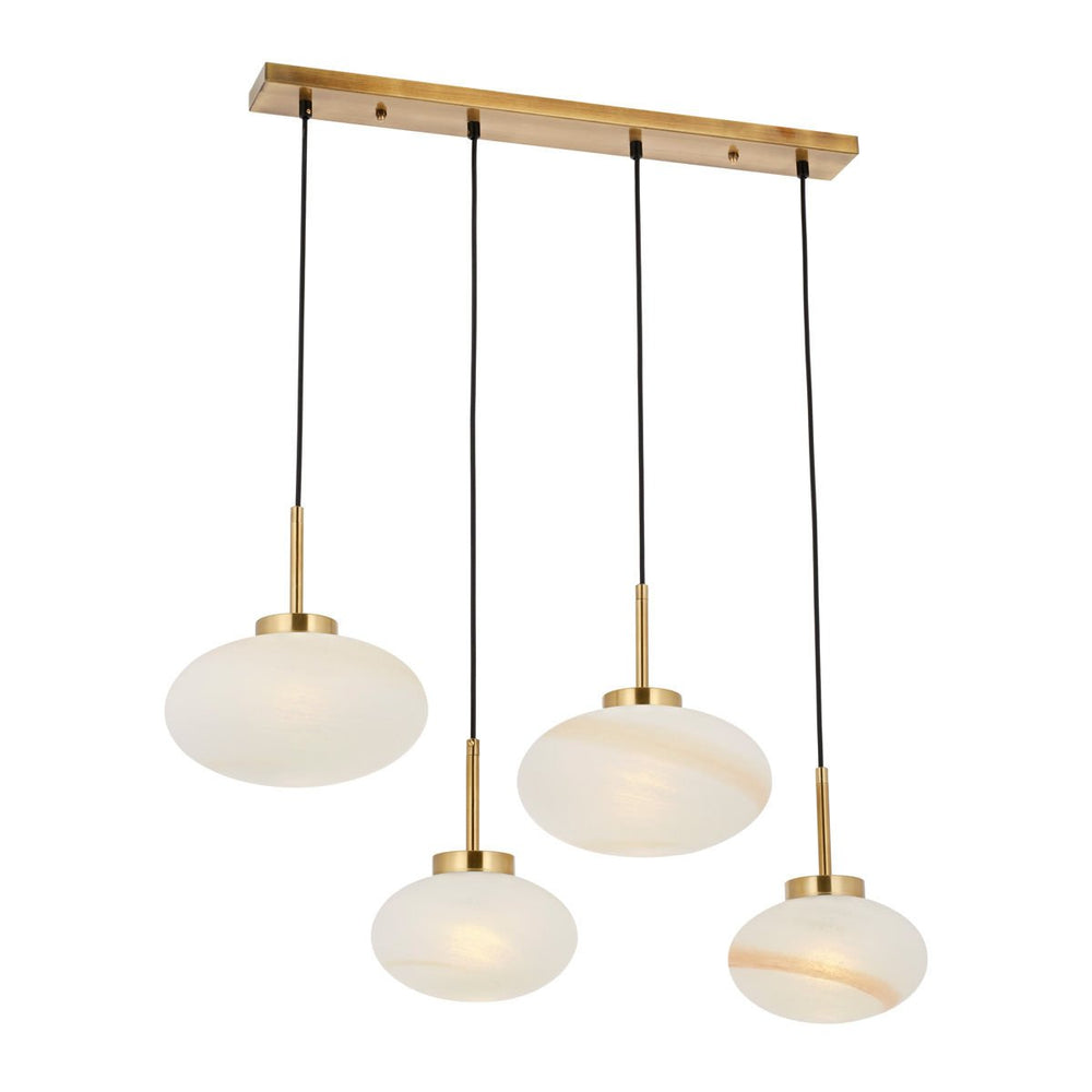 Lustra HubRom, OLIMPOS 5404-1153-52 40x40xHmax70-100 cm 4xE27-60W Antiq