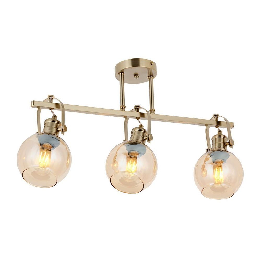 Lustra HubRom, PANGALTI 5403-1123-52 65x15xHmax40 cm 3xE27-60W Antiq