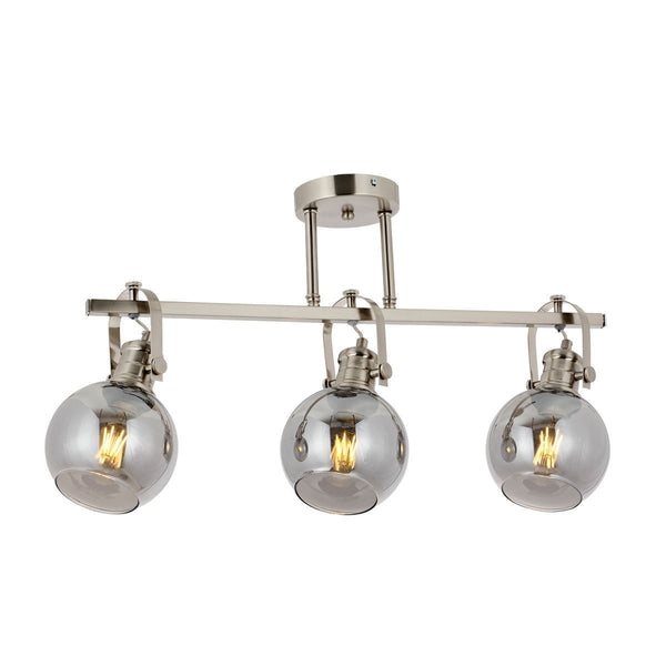 Lustra HubRom, PANGALTI 5403-1123-53 65x15xHmax40 cm 3xE27-60W Crom Satinat