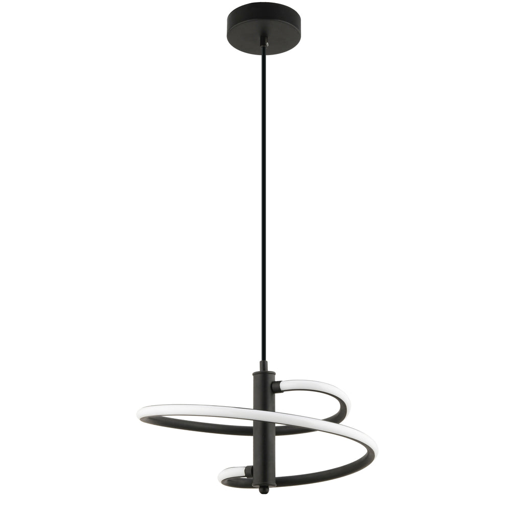 Lustra Led HubRom, PAROS Negru 3775-01-BL 25x90 cm 39 W / Lumina Calda,Rece,Neutra 0