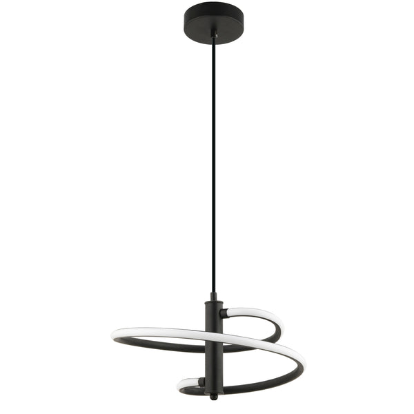 Lustra Led HubRom, PAROS Negru 3775-01-BL 25x90 cm 39 W / Lumina Calda,Rece,Neutra 0