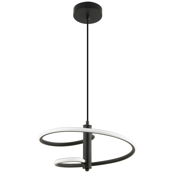 Lustra Led HubRom, PAROS Negru 3775-01-BL 25x90 cm 39 W / Lumina Calda,Rece,Neutra 0