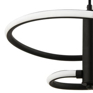 Lustra Led HubRom, PAROS Negru 3775-01-BL 25x90 cm 39 W / Lumina Calda,Rece,Neutra 0