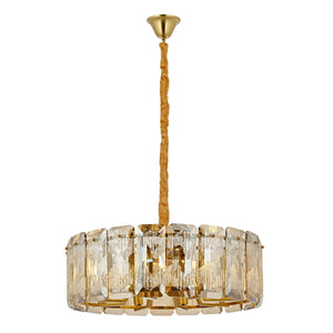 Lustra Cristal HubRom, PERA 5060-1667-52 60x60xHmax90 cm 8xE14-40W Antiq