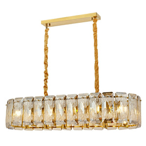 Lustra Cristal HubRom, PERA 5410-1667-52 100x35xHmax90 cm 12xE14-40W Antiq