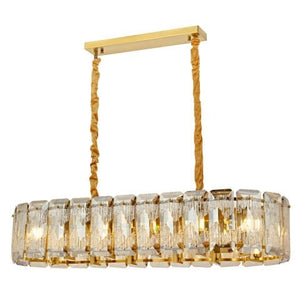 Lustra Cristal HubRom, PERA 5410-1667-52 100x35xHmax90 cm 12xE14-40W Antiq