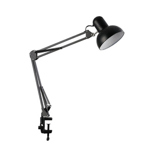 Veioza HubRom, PERRO Lampa de birou cu clemă 4181-01-BL 49x80 cm 1xE27-60W Negru