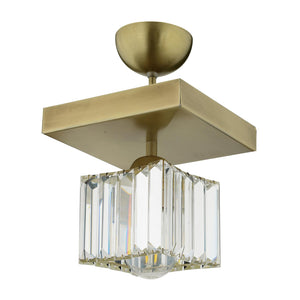 Plafonieara Cristal HubRom, RIVIA 3416-01-FR 18x30 cm 1xE27-60W Antiq