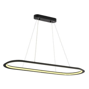 Lustra Led HubRom, SAFIR Negru 5001-0379-64 90x30xHmax70 cm Lumina Calda,Rece,Neutra