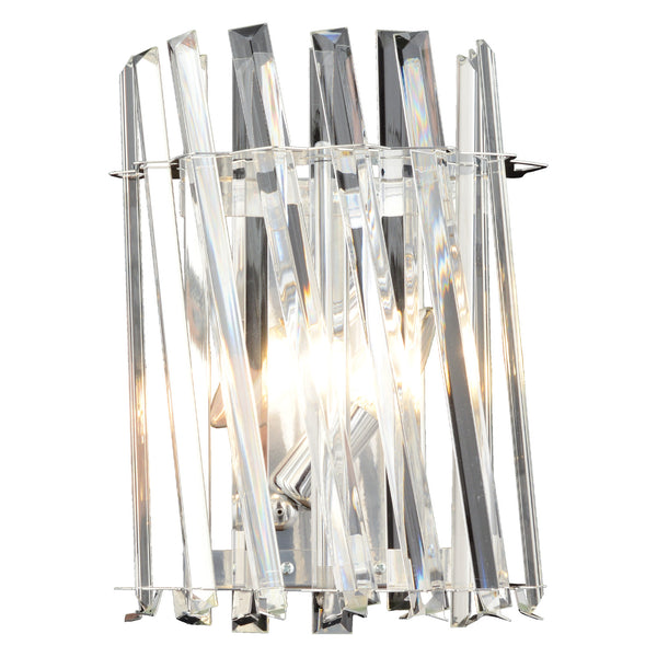 Aplica Cristal Hubrom, SAUCER 3963-02W-CH 24x30 cm 2xE14-40W Crom