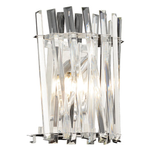 Aplica Cristal Hubrom, SAUCER 3963-02W-CH 24x30 cm 2xE14-40W Crom