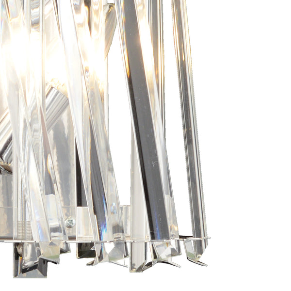 Aplica Cristal Hubrom, SAUCER 3963-02W-CH 24x30 cm 2xE14-40W Crom