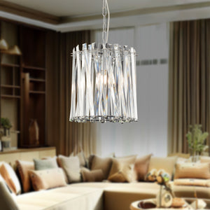 Lustra Cristal HubRom, SAUCER 3963-25-CH 20x78 cm 1xE14-40W Crom