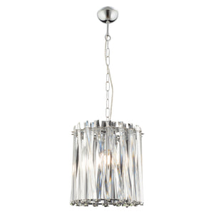 Lustra Cristal HubRom, SAUCER 3963-25-CH 20x78 cm 1xE14-40W Crom