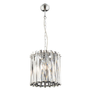 Lustra Cristal HubRom, SAUCER 3963-25-CH 20x78 cm 1xE14-40W Crom