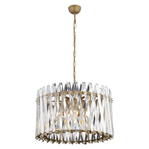 Lustra Cristal HubRom, SAUCER 3963-50-FR 50x96 cm 6xE14-40W Antiq