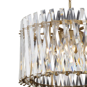 Lustra Cristal HubRom, SAUCER 3963-50-FR 50x96 cm 6xE14-40W Antiq