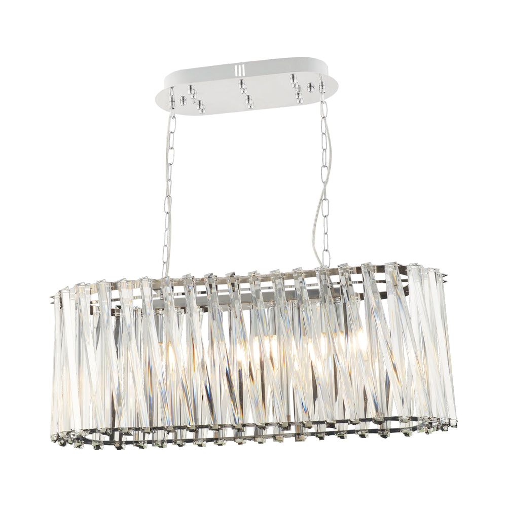 Lustra Cristal HubRom, SAUCER 3963-80-CH 82x88 cm 6xE14-40W Crom