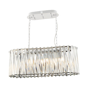 Lustra Cristal HubRom, SAUCER 3963-80-CH 82x88 cm 6xE14-40W Crom