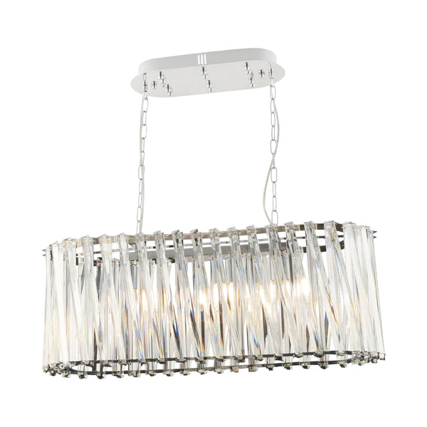 Lustra Cristal HubRom, SAUCER 3963-80-CH 82x88 cm 6xE14-40W Crom