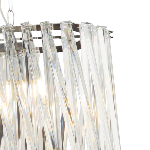 Lustra Cristal HubRom, SAUCER 3963-80-CH 82x88 cm 6xE14-40W Crom