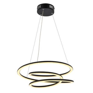 Lustra Led HubRom, SELENE Negru 5001-0383-64 50x50xHmax80 cm Lumina Calda,Rece,Neutra