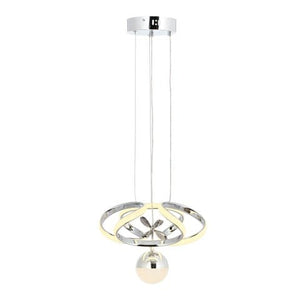Lustra Led HubRom, ZARA Crom  5001-0368-51 30x40xHmax90 cm Lumina Calda,Rece,Neutra