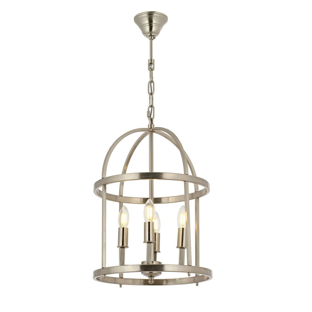 Lustra HubRom, SERIN 5004-1421-53 35x35xHmax85 cm 4xE14-40W Crom satinat