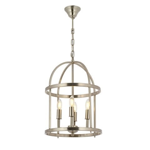 Lustra HubRom, SERIN 5004-1421-53 35x35xHmax85 cm 4xE14-40W Crom satinat