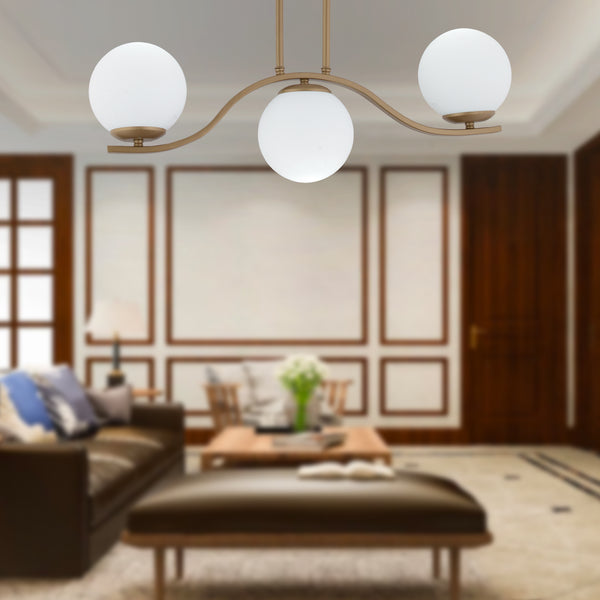 Lustra HubRom, SEVERUS 4017-03-FR 63x51 cm 3xE27-60W Antiq