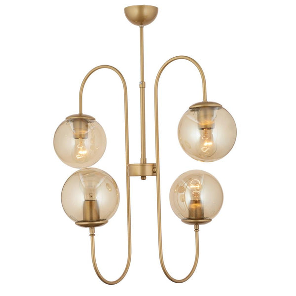 Lustra HubRom, SOSA 3558-04-FR 60x56 cm 4xE27-60W Antiq